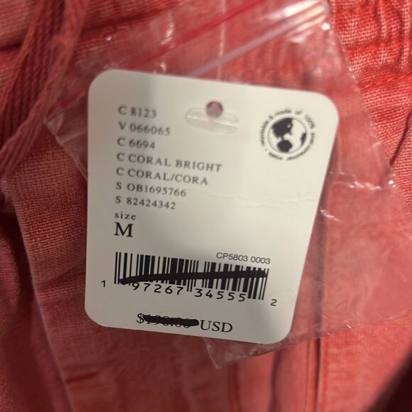 Free People Wind Drift Convertible Pants in Bright Coral - Picture 6 of 6